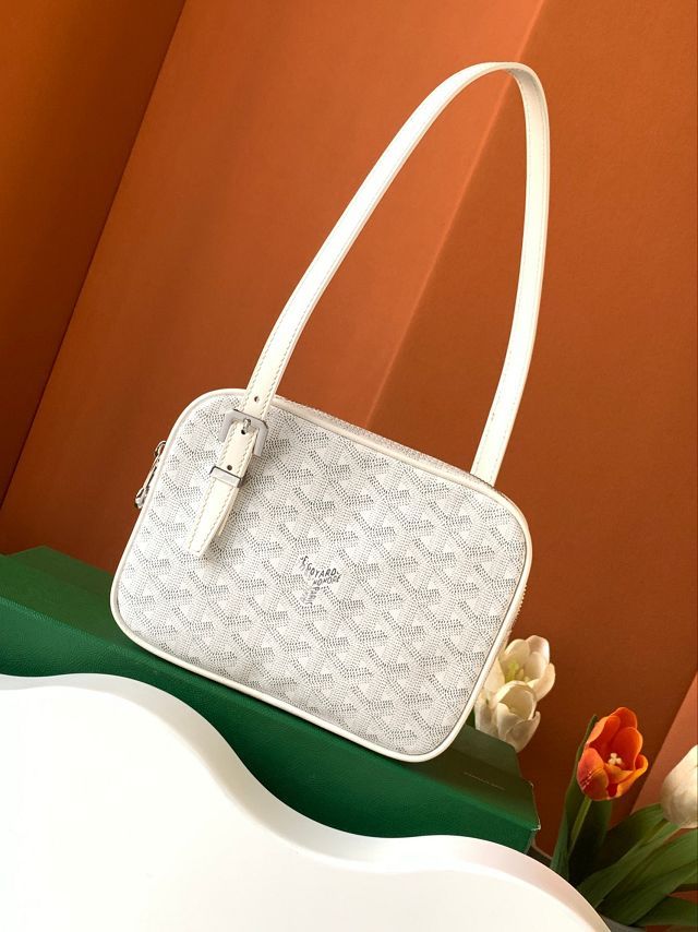 Goyard original canvas small shoulder bag GY0101 white