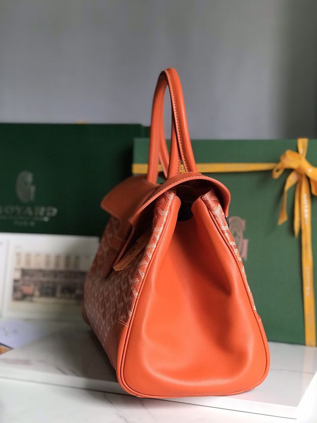 Goyard original canvas saigon tote bag GY0106 orange