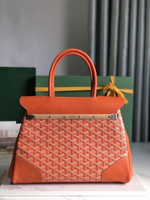 Goyard original canvas saigon tote bag GY0106 orange