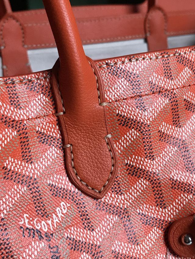 Goyard original canvas saigon tote bag GY0106 orange