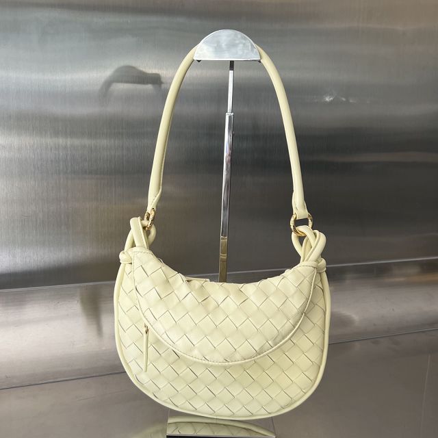 BV original lambskin small gemelli bag 776764 ice cream