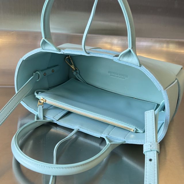 BV original lambskin mini arco tote bag 709337 tiffany blue