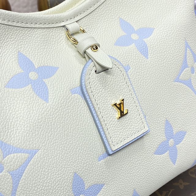 Louis vuitton original calfskin carryAll pm M24141 white&blue