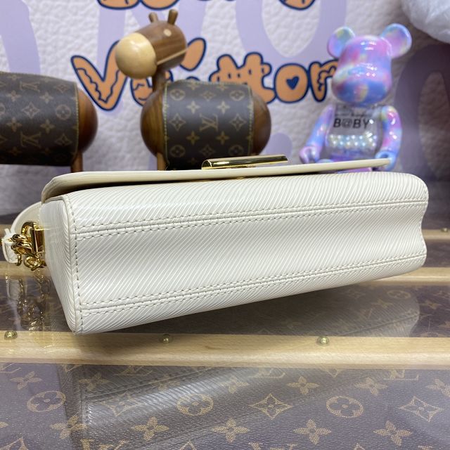 Louis vuitton original epi leather twist west M24550 white