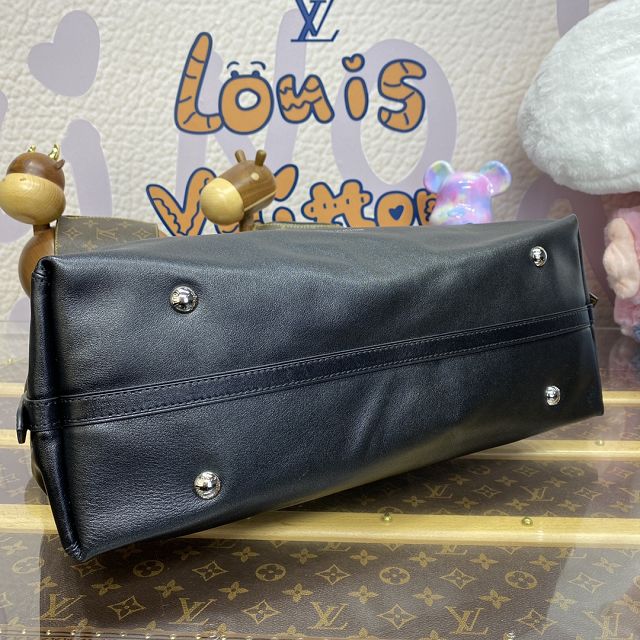 Louis vuitton original lambskin carryAll cargo MM M25143 black