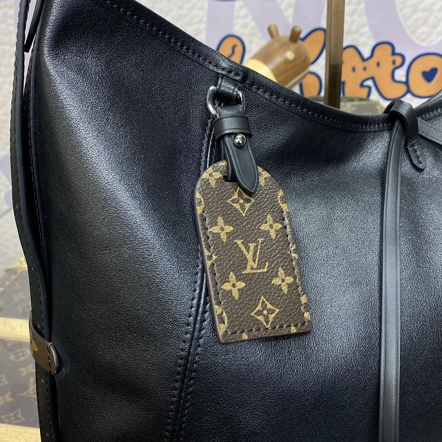 Louis vuitton original lambskin carryAll cargo MM M25143 black