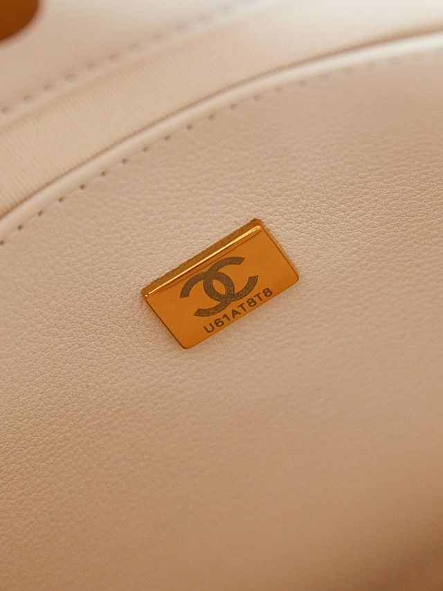 2024 CC original calfskin hobo handbag AS4532 white