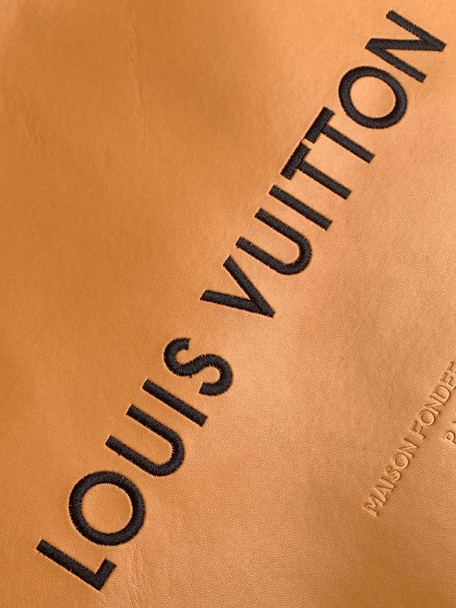 Louis vuitton origianl calfskin shopper bag m24457 yellow