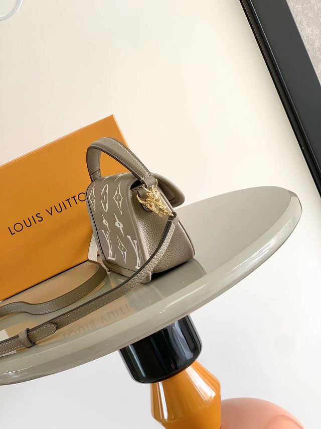 Louis vuitton original calfskin nano diane M83300 grey