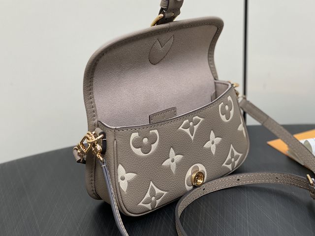 Louis vuitton original calfskin nano diane M83300 grey