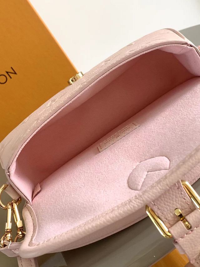 Louis vuitton original calfskin nano diane M83566 pink