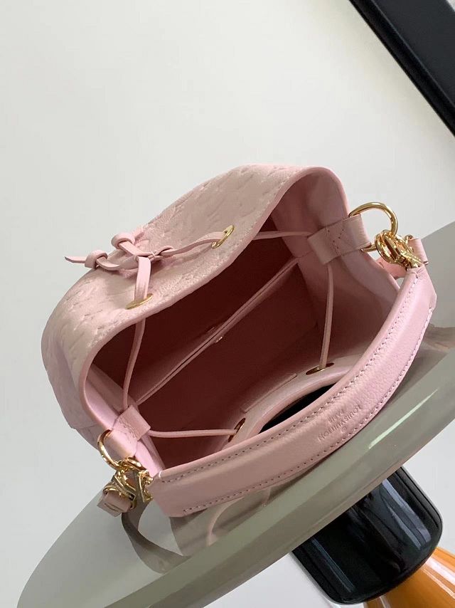  Louis vuitton original calfskin neonoe BB bag M47038 light pink