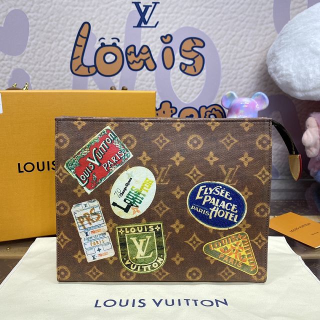 Louis vuitton original monogram canvas toilet pouch M83487