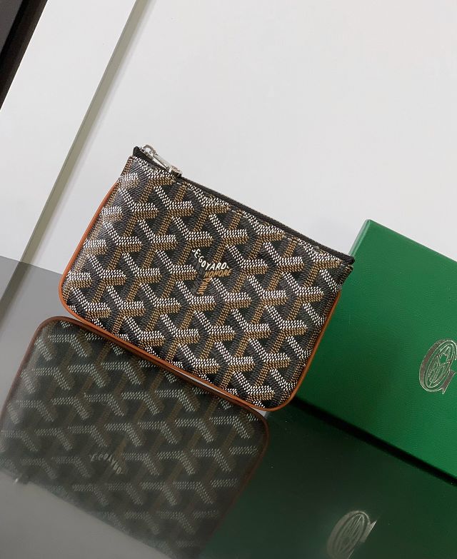 Goyard original canvas senat mini pouch GY0108