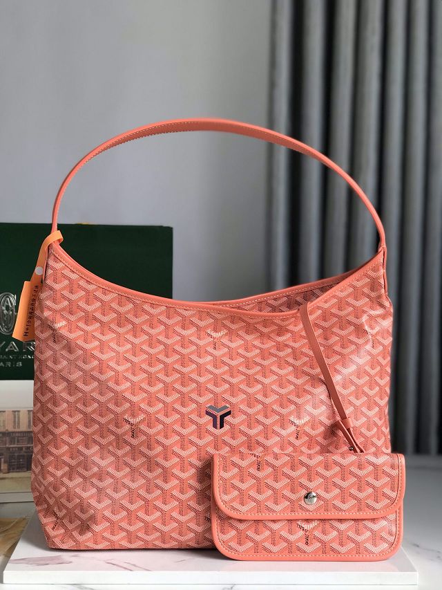 Goyard original canvas boheme hobo bag GY0094 coral