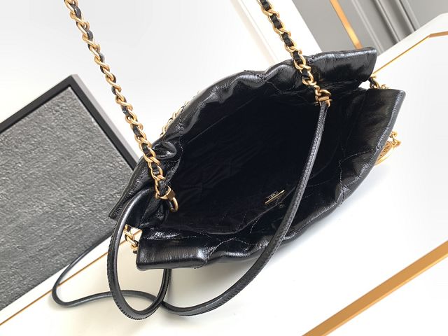 2024 CC original calfskin 22 mini handbag  AS3980 black