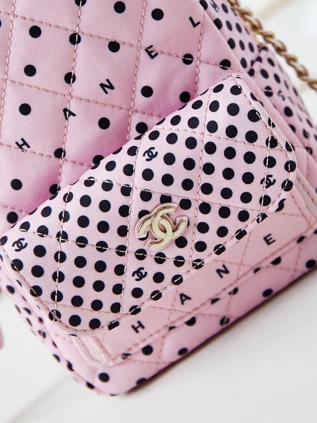 CC original fabric mini backpack AP3753 pink