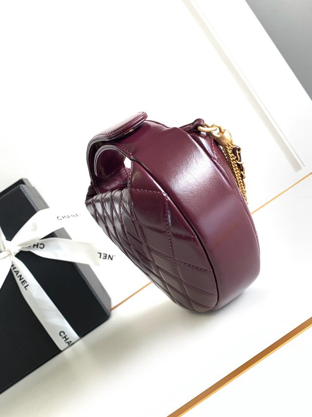 CC original lambskin pouch AP3943 bordeaux