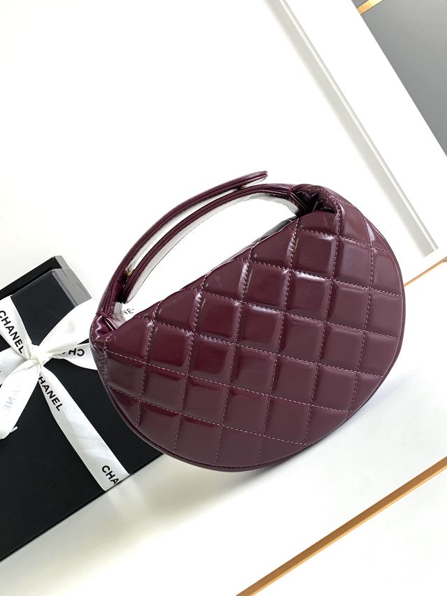 CC original lambskin pouch AP3943 bordeaux