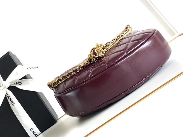 CC original lambskin pouch AP3943 bordeaux