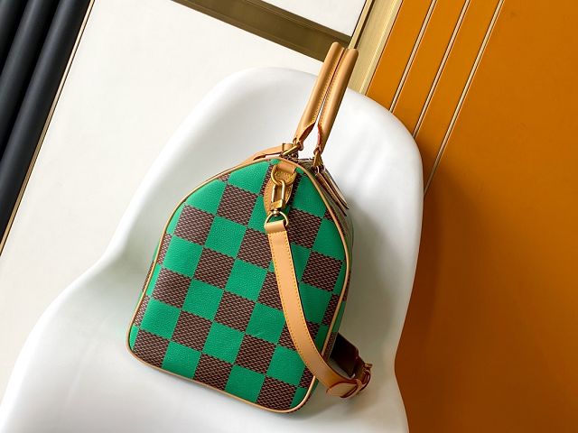 Louis vuitton original damier canvas speedy 40 N40579 green