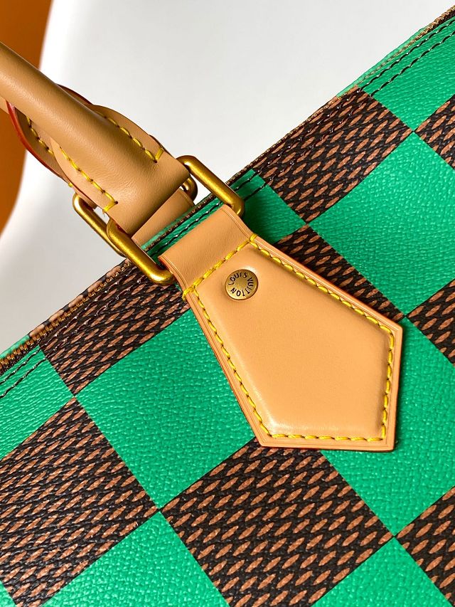 Louis vuitton original damier canvas speedy 40 N40579 green