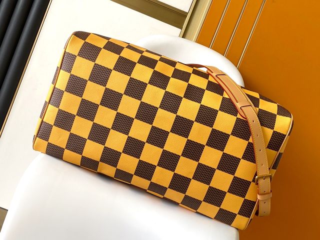 Louis vuitton original damier canvas speedy 50 N40578 yellow