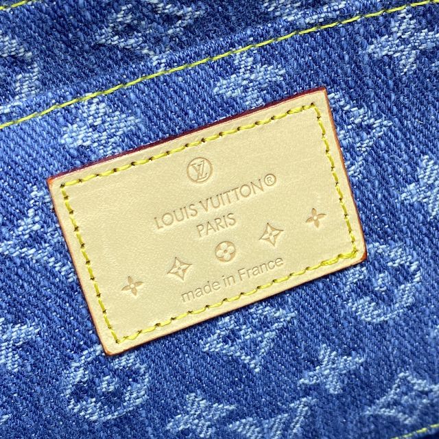 Louis vuitton original denim pochette accessoires M82692 blue