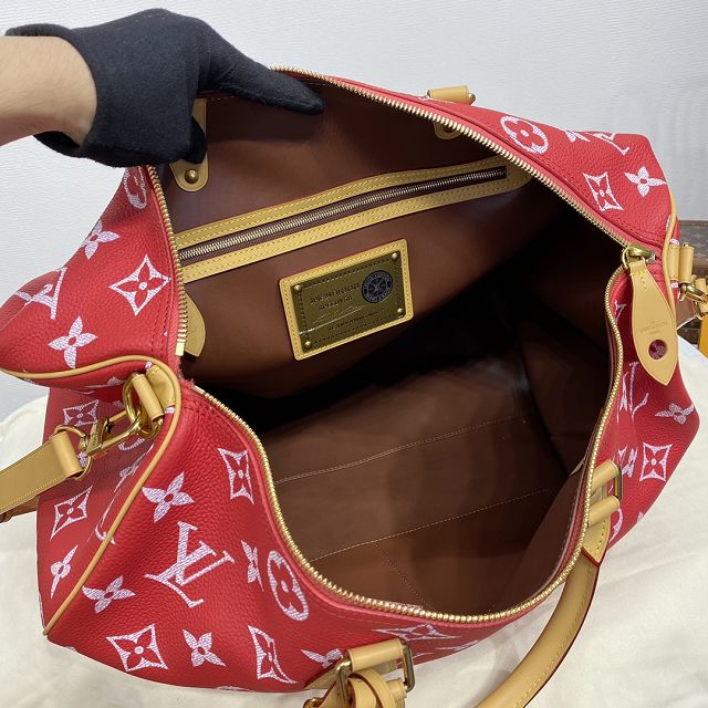 Louis vuitton original soft calfskin speedy P9 50 M46961 red