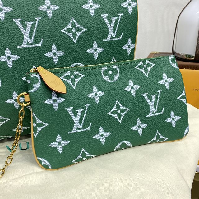 Louis vuitton original soft calfskin speedy P9 50 M46991 green