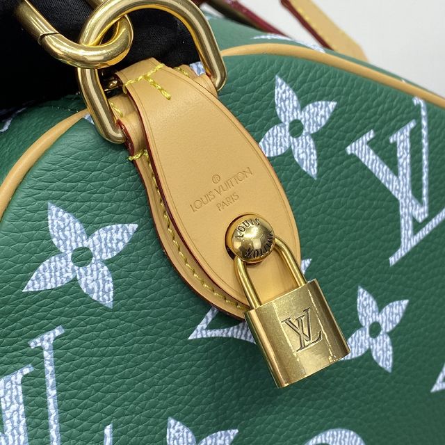 Louis vuitton original soft calfskin speedy P9 50 M46991 green