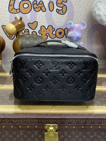 Louis vuitton original calfskin toiletry bag M11508 black