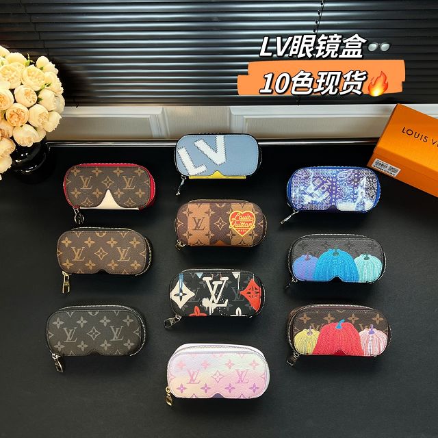 Louis vuitton original monogram canvas glasses case G10654