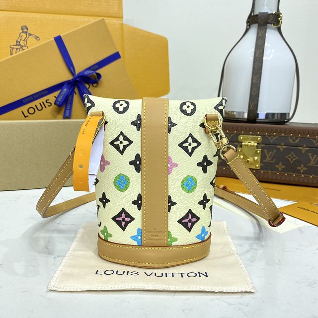 Louis vuitton original monogram canvas rush bumbag M24858 white