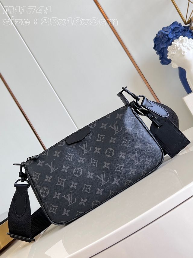 Louis vuitton original monogram eclipse pochette accessoire M11741