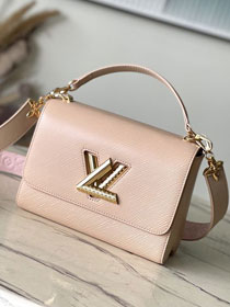 Louis vuitton original epi leather twist mm M25361 beige