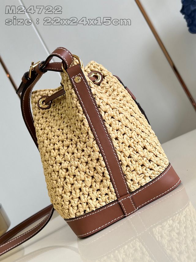 Louis vuitton original raffia neonoe BB M24722 natural