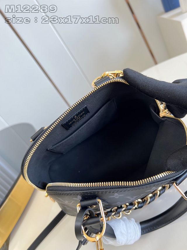 Louis vuitton original calfskin alma BB handbag M12289 black