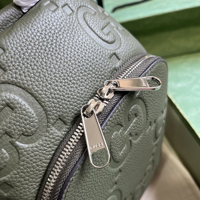 GG original calfskin mini crossbody bag 766937 green