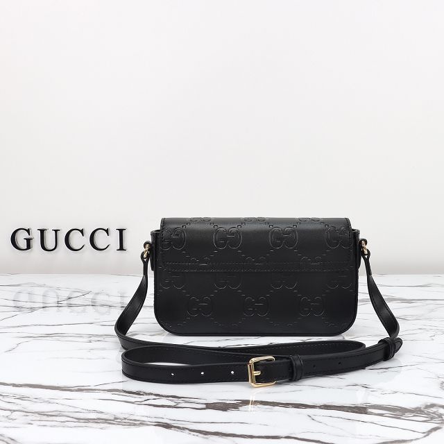 GG original calfskin super mini shoulder bag 772794 black