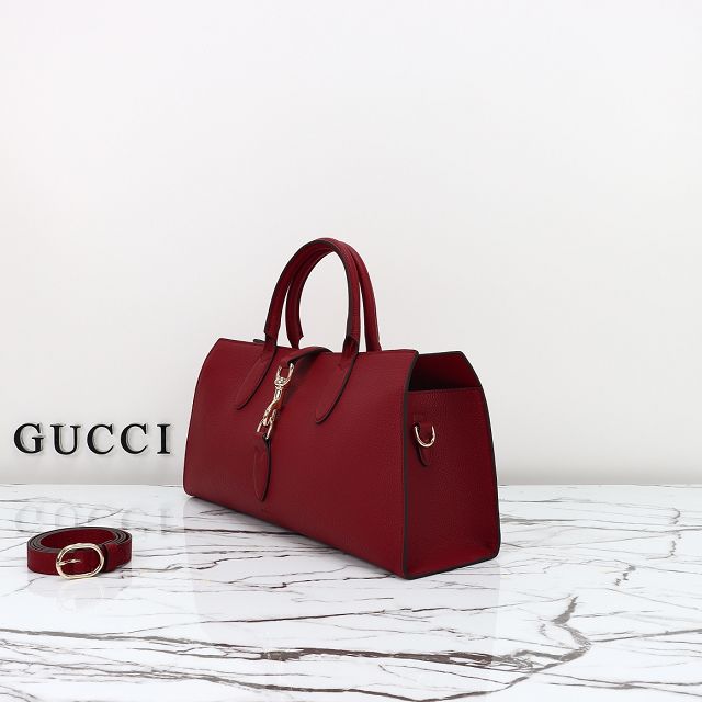 GG original calfskin meidum tote bag 795282 wine