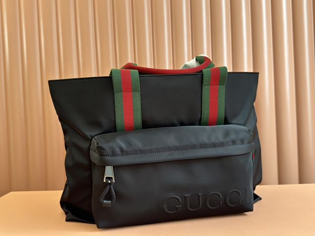 GG original canvas large tote bag 802166 black