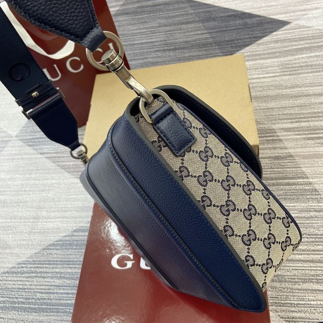 GG original canvas crossbody bag 794872 blue