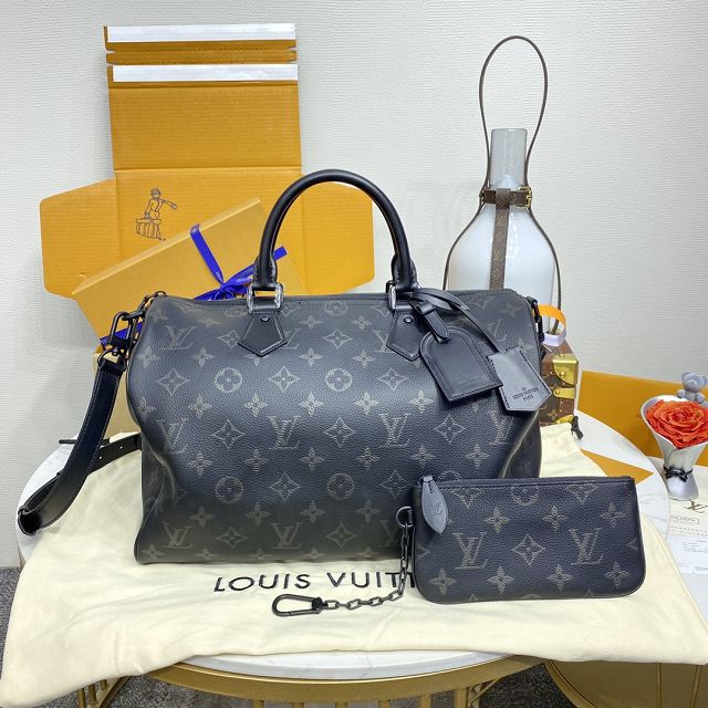 Louis vuitton original soft calfskin speedy P9 40 M13916 black