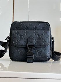 Louis vuitton original calfskin getaway messenger bag M12516 black