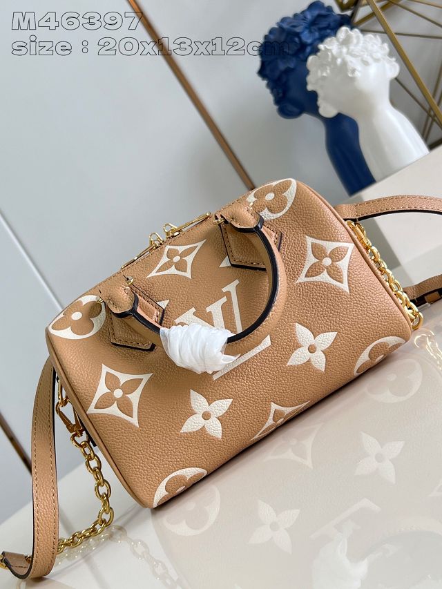 Louis vuitton original calfskin speedy 20 M46397 arizona beige