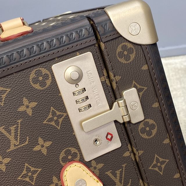 Louis vuitton original monogram canvas 55 rolling trunk M20212