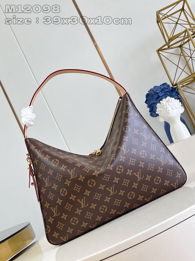 Louis vuitton original monogram canvas slouchy MM shoulder bag M12098