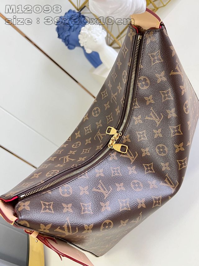 Louis vuitton original monogram canvas slouchy MM shoulder bag M12098