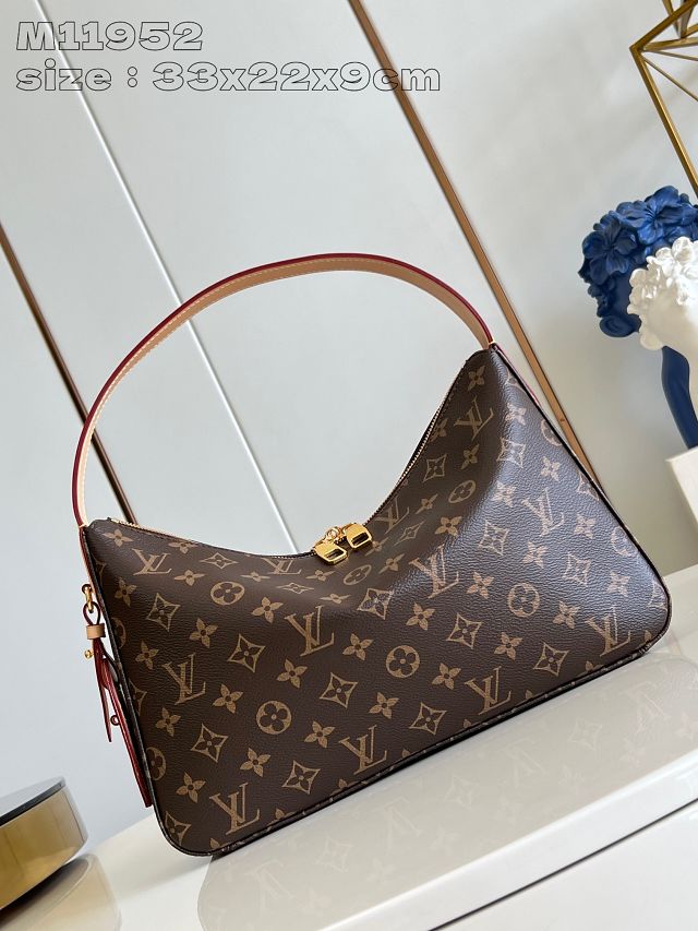 Louis vuitton original monogram canvas slouchy PM shoulder bag M11952